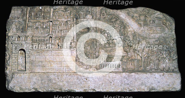 Roman relief of the city of Avezzano. Artist: Unknown