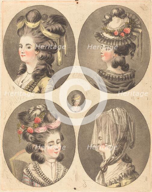 Modeles de coiffures. Creator: Jean Francois Janinet.