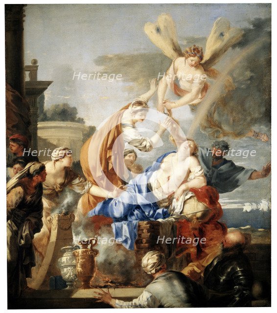 'The Death of Dido', c1637-c1640. Artist: Sébastien Bourdon