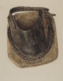 Swamp Shoe for Horse, c. 1942. Creator: Clarence Secor.