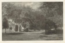 New England Elms, c. 1889-1890. Creator: Elbridge Kingsley.