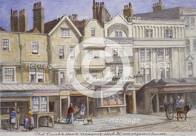 Aldgate High Street, London, 1869. Artist: JT Wilson