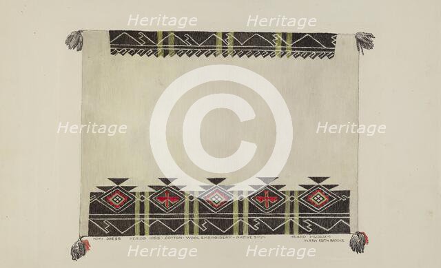 Indian Blanket, 1935/1942. Creator: Mary Edith Brooks.