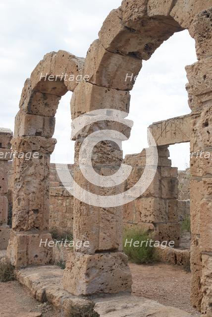 Libya, Apollonia, Governor's Palace, 2007. Creator: Ethel Davies.