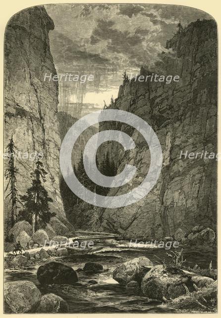 'Bowlder Cañon', 1874.  Creator: W. J. Linton.