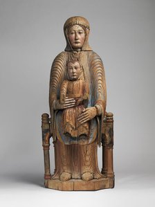 Virgin and Child in Majesty, French, ca. 1175-1200. Creator: Unknown.