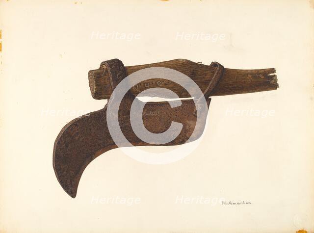 Brush Cutter, c. 1939. Creator: Nicholas Amantea.