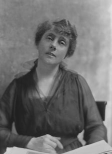 Rathbone, Joel, Mrs., portrait photograph, 1916. Creator: Arnold Genthe.