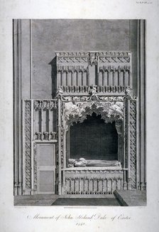 Monument to John Holland, Church of St Katherine by the Tower, Stepney, London, c1810.         Artist: James Basire II