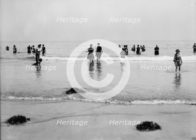 Surf bathing, between 1900 and 1905. Creator: Unknown.