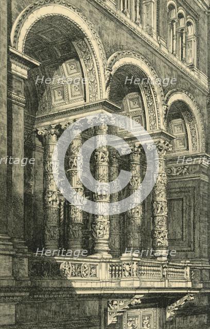 'Central Recess in the Principal Quadrangle', c1860s?, (1881).  Creator: John Watkins.