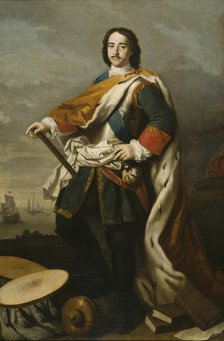 Portrait of Emperor Peter I the Great (1672-1725).