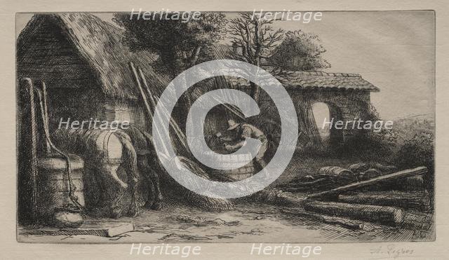 Le Tonnelier. Creator: Alphonse Legros (French, 1837-1911).