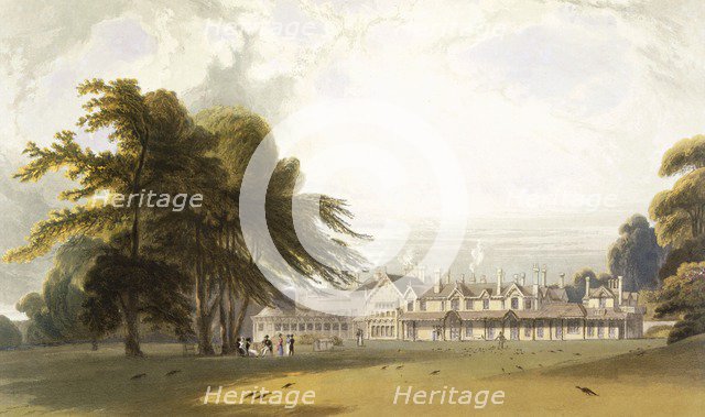 Windsor Park: the Royal Lodge, c1827-30. Creator: William Daniell (1769-1837).