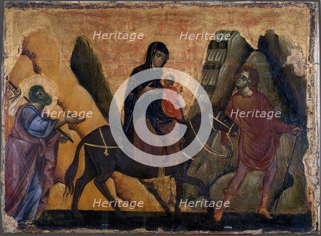 The Flight into Egypt, c. 1280. Artist: Guido da Siena (active between 1260 and 1290)