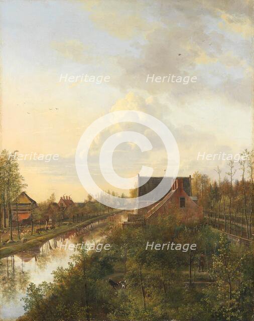 The Canal at ’s-Graveland, 1818. Creator: Pieter Gerardus van Os.