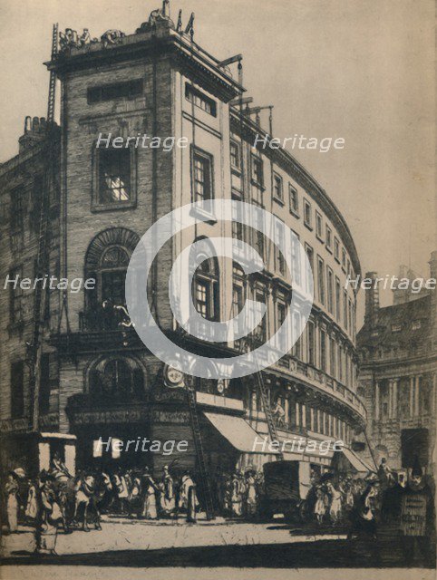 'The Quadrant, Looking South', 1927. Creator: Randolph Schwabe.