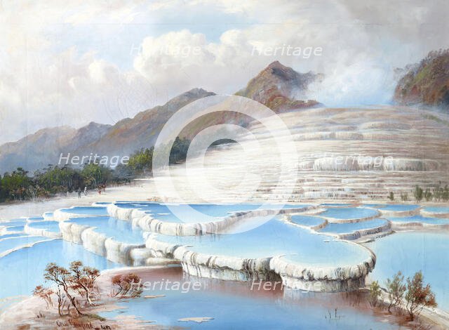White Terraces, 1882. Creator: Charles Blomfield.