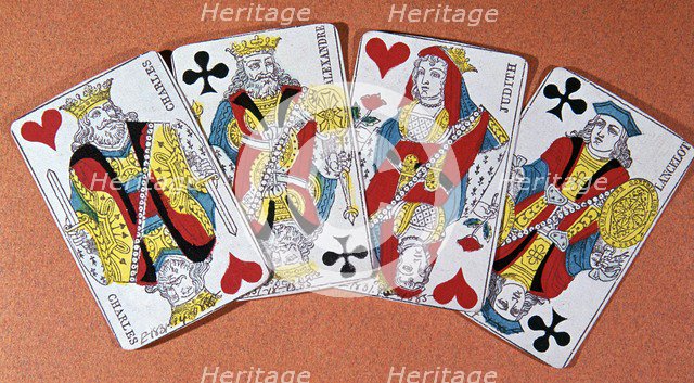 French playing cards, 19th century. Artist: Unknown
