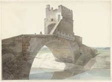 The Ponte Salario, near Rome, c.1809-c.1812. Creator: Josephus Augustus Knip.