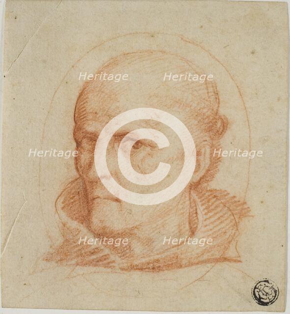 Portrait Head of Franciscan Monk, n.d. Creator: Unknown.