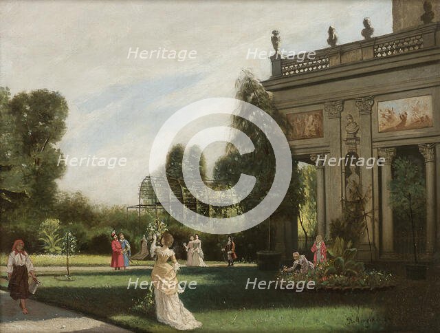 Wilanów, 1884. Creator: Kazimierz Mirecki.