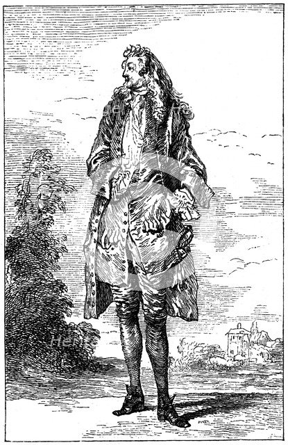 Man In French Costume, (1885).Artist: Jean-Antoine Watteau