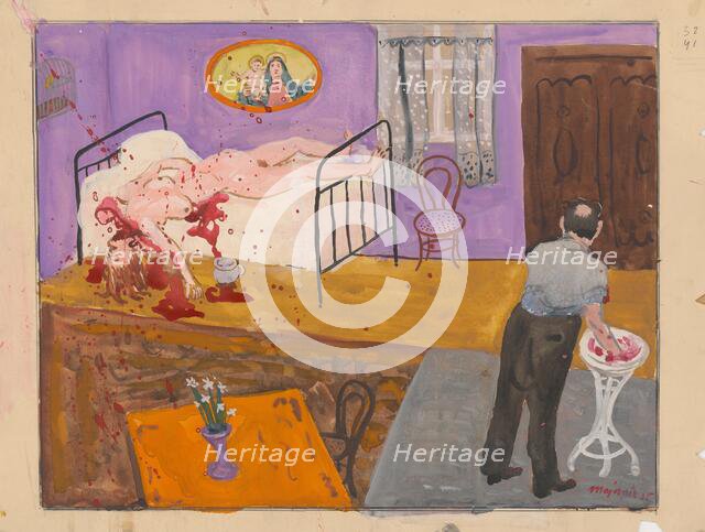 Lovers on the periphery, 1935. Creator: Cyprian Majernik.