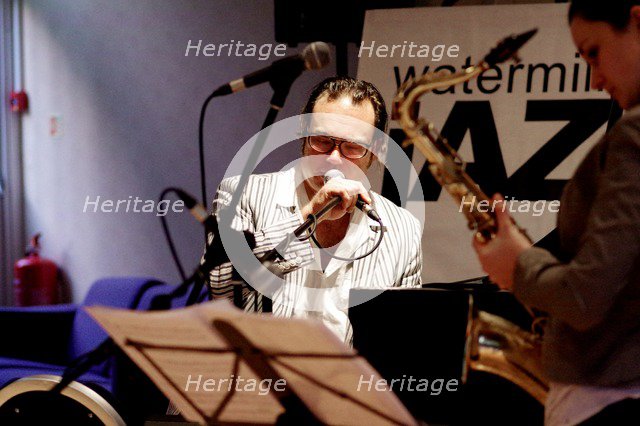 Gareth Williams, Watermill Jazz Club, Dorking, Surrey, 2014.  Artist: Brian O'Connor.