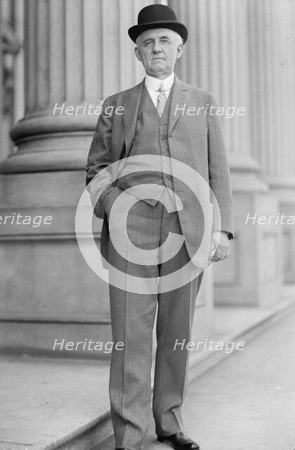 Newell Sanders, Senator From Tennessee - On Steps of Capitol, 1912. Creator: Harris & Ewing.