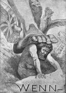 'Les Heures d'Angoisse; "Wenn!": composition desesperee publiee par l'Illustrirte..., 1918. Creator: Unknown.