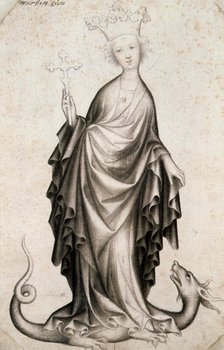 St Margaret, 15th century. Artist: Unknown