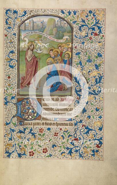 The Apostolic Mission; Arenberg Hours, early 1460s. Creator: Willem Vrelant.