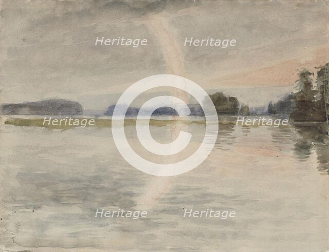 Beach landscape, c1890s. Creator: Albert Edelfelt.