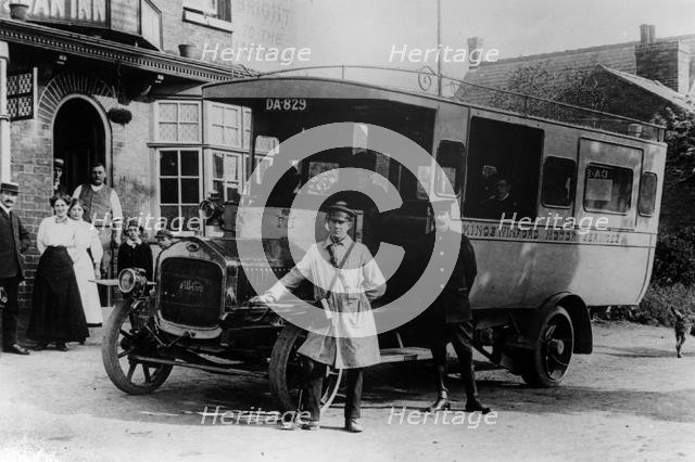 1913 Albion 32hp bus. Creator: Unknown.