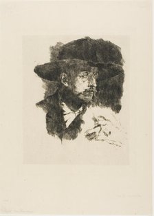 The Smoker, 1873/74. Creator: Wilhelm Maria Hubertus Leibl.