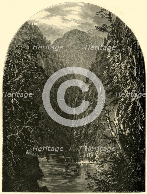 'Narrows near Lewistown', 1874.  Creator: Adolf Closs.