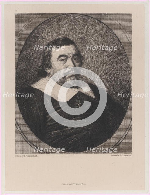 A Dutch Burgomaster, after Bartholomeus van der Helst, 1871. Creator: Jules-Ferdinand Jacquemart.
