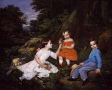 The Mabie Children, ca. 1852. Creator: Unknown.