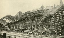'Roubaix Station, blown up by the Germans during their retreat in October, 1918', (c1920). Creator: Unknown.