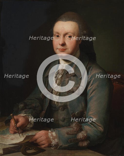 Peder Rahr, merchant from Ribe, 1770. Creator: Jens Juel.