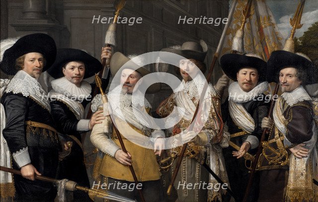 The Officers of the White Banner of Saint Sebastian militia company of The Hague, 1633.