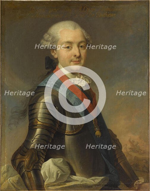 Louis Jean Marie de Bourbon, Duke of Penthièvre (1725-1793), ca 1760. Creator: Charpentier, Jean-Baptiste (1728-1806).
