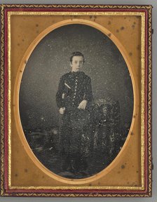 Untitled (Portrait of a Boy), 1850s. Creator: E. H. Hale.