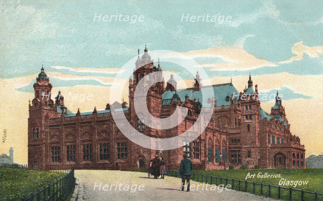 'Art Galleries, Glasgow', c1904.  Artist: Unknown.