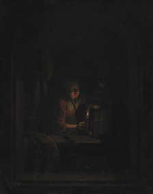 Girl with a Candle, 1628-1775. Creator: Unknown.