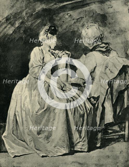 'Reading', c1778, (1943).  Creator: Jean-Honore Fragonard.