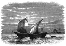 Arab dhows on the Red Sea, c1890. Artist: Unknown