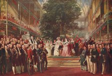 The opening of the Great Exhibition by Queen Victoria on 1 May 1851, (1906). Artist: Henry Courtney Selous.