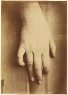 Study of a Hand, 1865. Creator: Unknown.